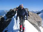 Traversée des Dômes de Miage : Aiguille de la Bèrangère