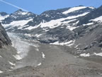 Bas du glacier de Trèlatête