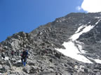 Montée au refuge du Gouter