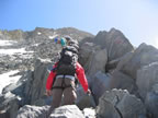 Montée au refuge du Gouter