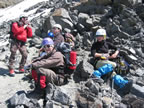 Montée au refuge du Gouter