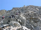 Montée au refuge du Gouter