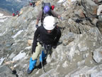 Montée au refuge du Gouter