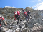 Montée au refuge du Gouter