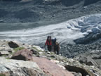 Glacier di Verra en montant à Lambronecca