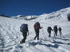 Glacier di Verra en montant à Lambronecca