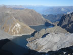 Les 2 laces d'Emosson depuis le Cheval Blanc, 2830 m