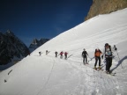 Raids dans les Ercins : glacier des Agneaux, refuge Adele Planchard