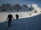 Raids dans les Ercins : glacier des Agneaux, refuge Adele Planchard