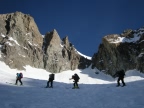 Raids dans les Ercins : glacier des Agneaux, refuge Adele Planchard