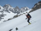 Raids dans les Ercins : glacier des Agneaux, refuge Adele Planchard