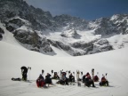 Raids dans les Ercins : glacier des Agneaux, refuge Adele Planchard