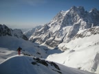 Raids dans les Ercins : col du glacier Blanc