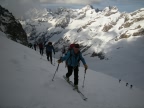 Raids dans les Ecrins : traversée du col du Pavé