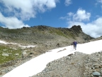 Traversée du col vers le Mont Pelat