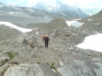 sous le bivouac Ravelli