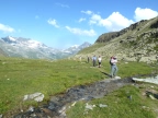 départ pour le col Fenêtre