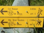 départ de Thumel pour le col Rosset