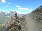 Montée au col Rosset