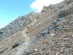 Montée au col Rosset