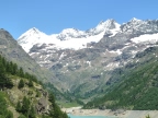 Tête de Valpelline depuis le refuge Aosta