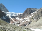 Tête de Valpelline depuis le refuge Aosta