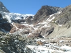 Tête de Valpelline depuis le refuge Aosta