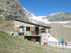 Tête de Valpelline depuis le refuge Aosta
