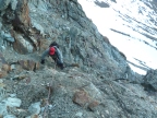 Tête de Valpelline depuis le refuge Aosta