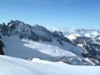Tête de Valpelline depuis le refuge Aosta
