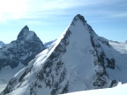 Tête de Valpelline depuis le refuge Aosta