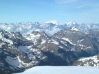 Tête de Valpelline depuis le refuge Aosta