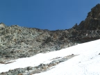 Tête de Valpelline depuis le refuge Aosta