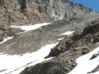 Tête de Valpelline depuis le refuge Aosta