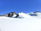 Pointe Dufour 4634, Zumstein 4563 m, Pointe Gnifetti 4554 m