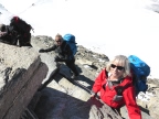 photo de l'ascension d'un 4000 facile, le Grand Paradis