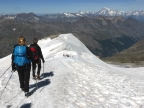 photo de l'ascension d'un 4000 facile, le Grand Paradis