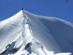 sur l'arête Midi-Plan