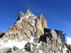 Aiguille du Midi - refuge des Cosmiques - arête à Lolo