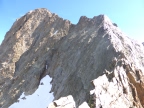 escalade de l'arête Sigismondi à la cima Argentera