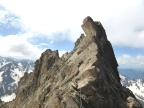 escalade de l'arête Sigismondi à la cima Argentera