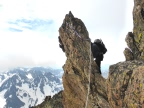 escalade de l'arête Sigismondi à la cima Argentera