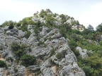 photo de parois des falaises des gorges du Verdon