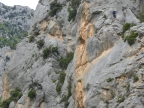 photo de parois des falaises des gorges du Verdon