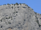 photo de parois des falaises des gorges du Verdon