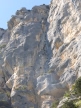 photo de parois des falaises des gorges du Verdon