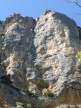 photo de parois des falaises des gorges du Verdon