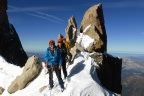 Arête des Cosmiques - Aiguille du Midi 3842 m - Chamonix Mont-Blanc