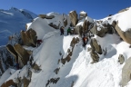 Arête des Cosmiques - Aiguille du Midi 3842 m - Chamonix Mont-Blanc