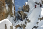 Arête des Cosmiques - Aiguille du Midi 3842 m - Chamonix Mont-Blanc